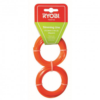 RYOBI LINE TRIMMER 2MMX8M 2PER PACK