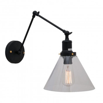 LIGHT WALL FUNNELLO W462 LONG ARM BLACK EUROLUX