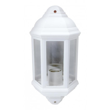 K LIGHT OUTDOOR HALF LANTERN LIGHT COASTAL WHITE E27