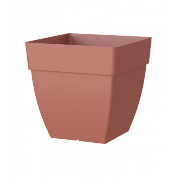 POT PLASTIC CAPRI SQUARE POT TERRACOTTA 40CM ARTEVASI