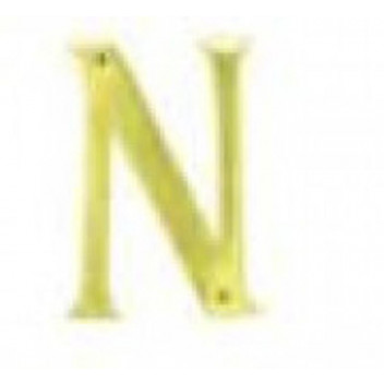 EUROBRASS BRASS N LETTER 75MM