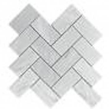 STEEL GREY HERRINGBONE POLISHED MOSAIC 281X281MM