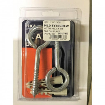 SCREW  EYE  10X123  2PP   DIY-57400   IKA