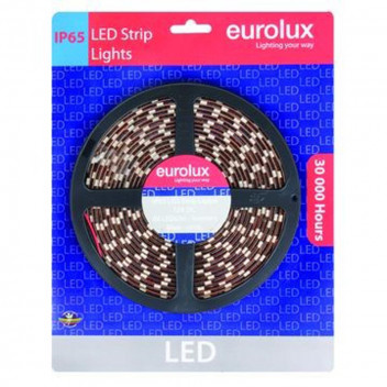 EUROLUX BLUE LED STRIP LIGHT 14.4W/M IP65