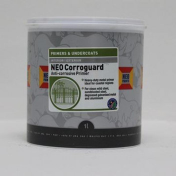NEO RED OXIDE CORROGUARD WATERBASED METAL PRIMER 1L