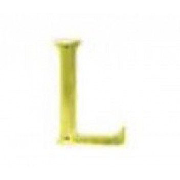 EUROBRASS BRASS L LETTER 75MM