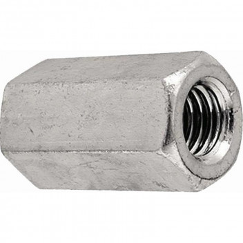 ZINC PLATED COUPLING NUT 6MM 2PIECE