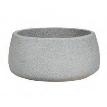 GARDEN SOLUTIONS SMALL LIGHTWEIGHT ROSA CONCRETE ECO POT 160X265MM