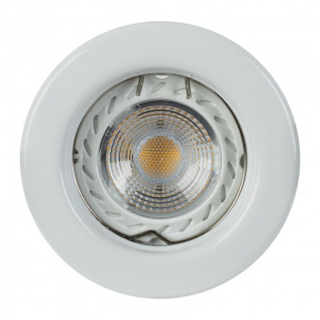 RADIANT WHITE STEEL STRAIGHT DOWN LIGHT