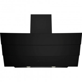 DEFY BLACK ZEUS INCLINED HOOD EXTRACTOR FOR HOB 90CM