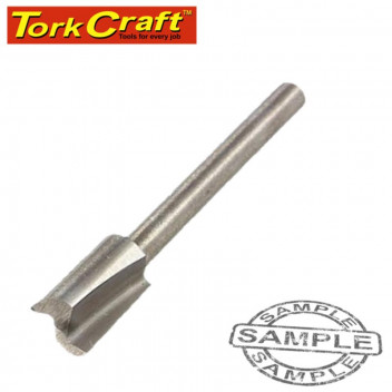 TORK CRAFT MINI ROUTER BIT STRAIGHT 6.4MM CUTTING DIAMETER 3.2MM