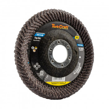TORKCRAFT 40 GRIT FLAT ROUND EDGE FLAP DISC