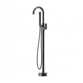MIXER BATH FREESTANDING SATIN GUNMETAL BLUTIDE