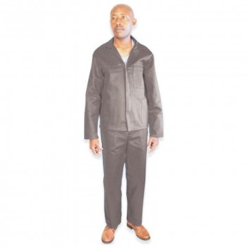 MAT-SAFE OVERALL CONTI SUIT GREY 2PIECE SIZE 36