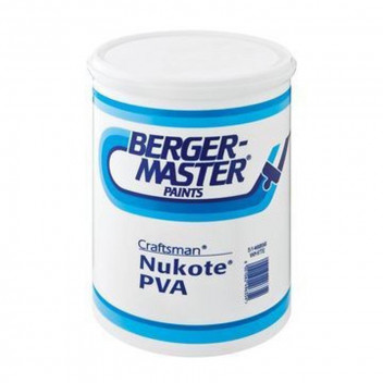 DULUX BERGERMASTER NUKOTE WHITE PVA PAINT 5L