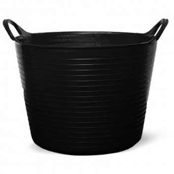 TOPLINE TUB BUILDERS BUCKET GLORILLA STEEL 26L BLACK.