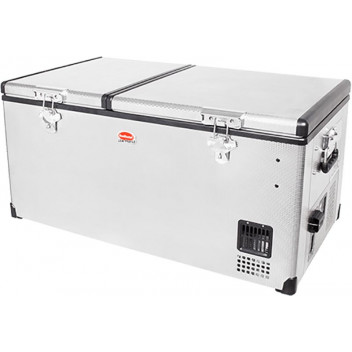 SNOMASTE DUAL COMPARTMENT PORTABLE FRIDGE FREEZER 92.5L