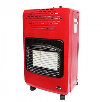 RED LARGE 3PANEL GAS HEATER