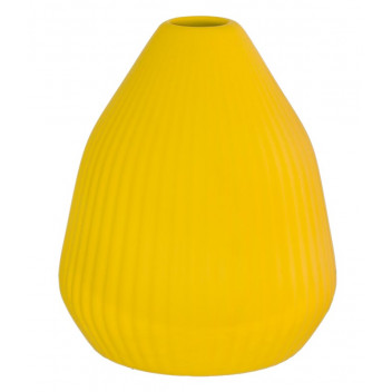 COACHELLA YELLOW VASE 12X14CM