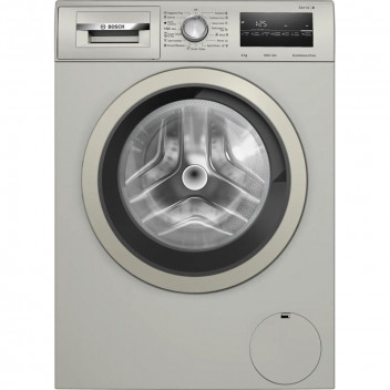 BOSCH SERIES 4 FRONTLOADER WASHING MACHINE SILVER INOX  8KG