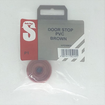SAFETOP  DOOR STOP PVC  BROWN