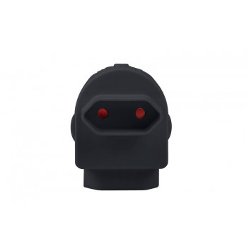 ELECTRICMATE BLACK EUROMATE TWIN ADAPTOR