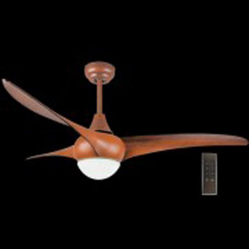 FAN CEILING AND LIGHT WITH REMOTE WOOD FINISH