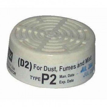 RESPIRATOR SPARE DUST FILTER 2 PER PACK