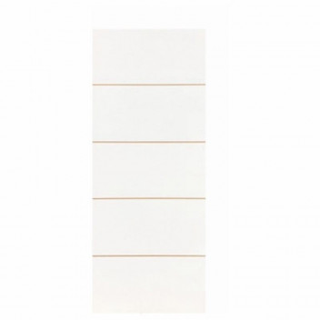 SWARTLAND HORIZONTAL 5 PANEL INTERIOR WHITE EMBOSSED WOOD DOOR