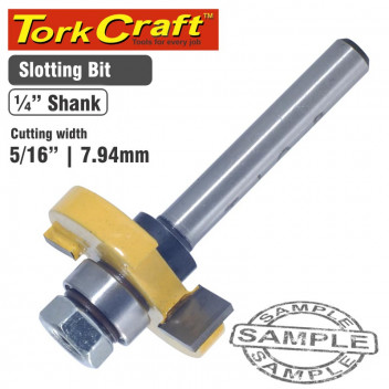 TORK CRAFT SLOTTED ROUTER BIT 7.94MM 5/16INCH
