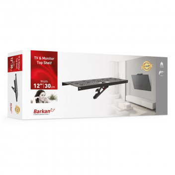 BARKAN FIXED TV MEDIA SHELVE BRACKET