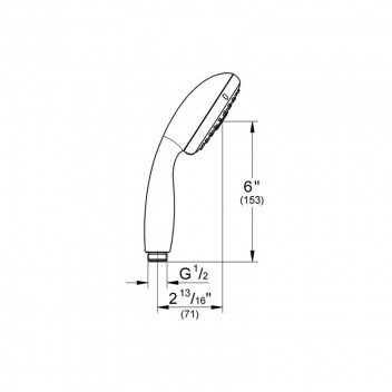 GROHE TEMPESTA 3 SPRAY HAND SHOWER