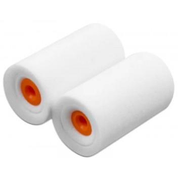 REFILL PAINT ROLLER FOAM 00351 S EDGE 50MM 2PC ROLLINGDOG