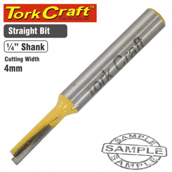 TORK CRAFT STRAIGHT ROUTER BIT 4MM