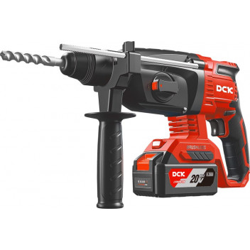 DCK 20V 24MM CORDLESS ROTARY HAMMER DRILL KIT 2X4.0AH BATTERIES + CHARGER