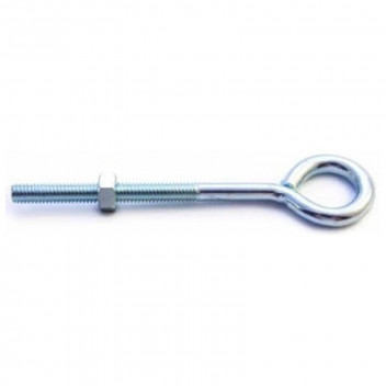 SAFETOP ZINC PLATED EYE BOLT AND NUT 8X150MM 2PIECE