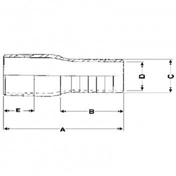 GALVANIZED SWAGE NIPPLE 15MM