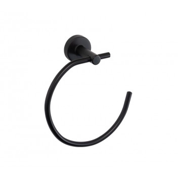 BLUTIDE GINGER BLACK TOWEL RING