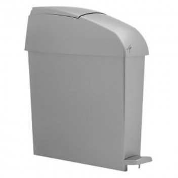 STAINLESS STEEL PEDESTAL FOOT SANITARY BIN