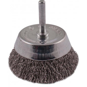 TORK CRAFT WIRE CUP BRUSH SHAFT STAINLESS STEEL 63MMX6MM