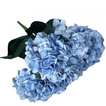 LIGHT BLUE HYDRANGEA ARTIFICIAL FLOWER 48CM
