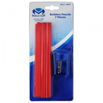 HP WILL MARATHON PENCIL BUILDER 7PC + SHARPENER