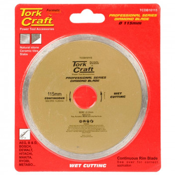 TORK CRAFT PROFESIONAL CONTINUES RIM DIAMOND CUTTING BLADE 115MM