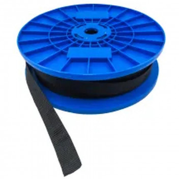 BLACK POLYPROPYLENE BELT 25MMX50M 220KG
