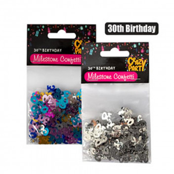 30 MILESTONE PARTY CONFETTI 15G