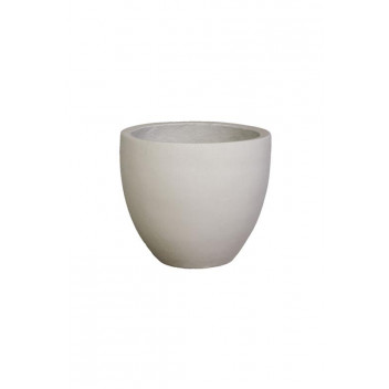 GARDEN SOLUTIONS EGG SMALL FIBRE CEMENT POT 345X395MM