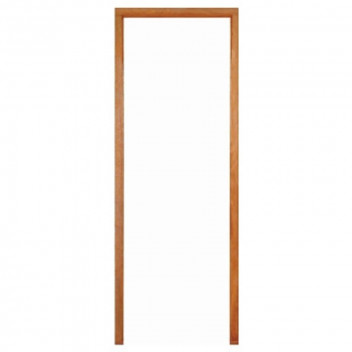 UNASSEMBLE NO SILL HARDWOOD SINGLE DOOR FRAME WITH RUBBER 813X2032MM