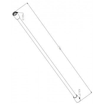 COBRA ANTI-TANGLE SHOWER HOSE 1700MM