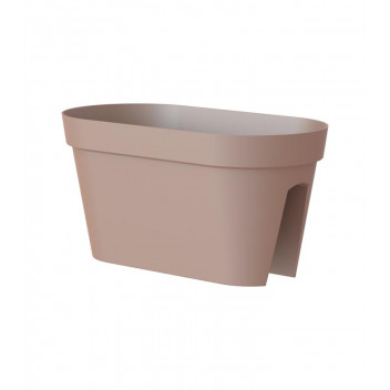 POT PLASTIC BALCONY PLANT BOX TAUPE 60CM ARTEVASI