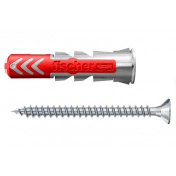 FISCHER DUOPOWER 8 X 40MM SCREW AND PLUG SET 50 PACK